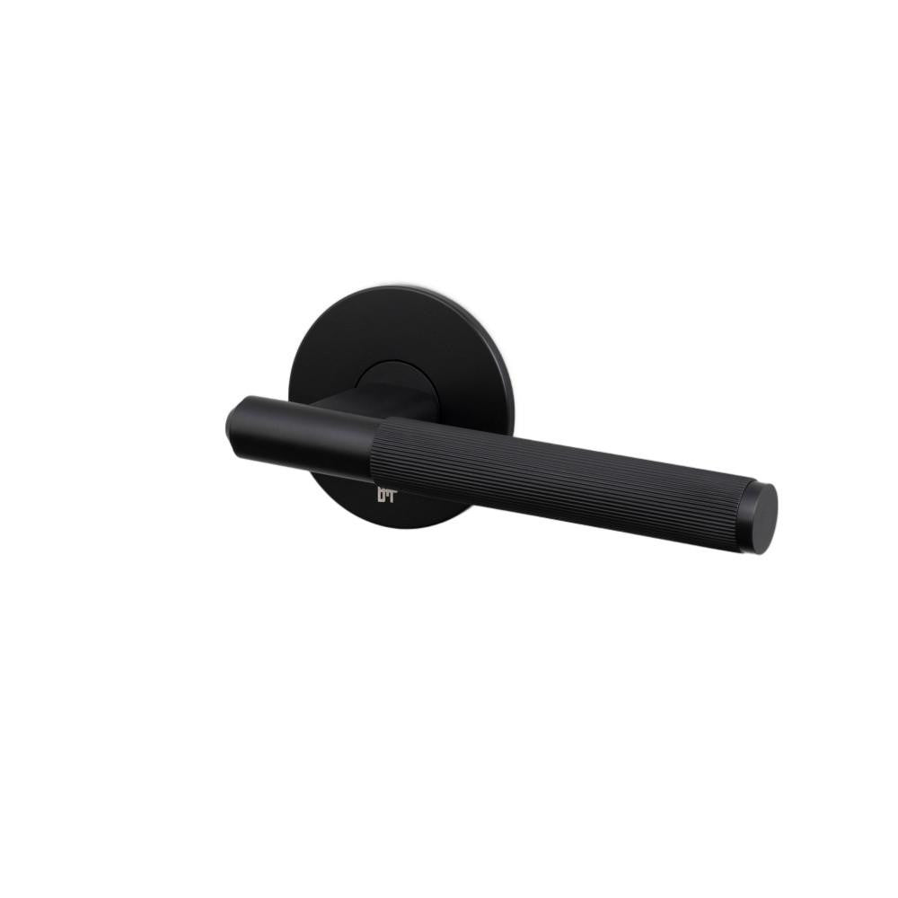 Buster + Punch Door Handles, Set of 2, Passage Welders Black