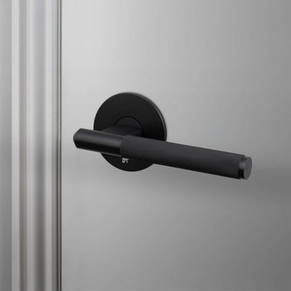 Buster + Punch Door Handle, Passage, Linear, Welders Black