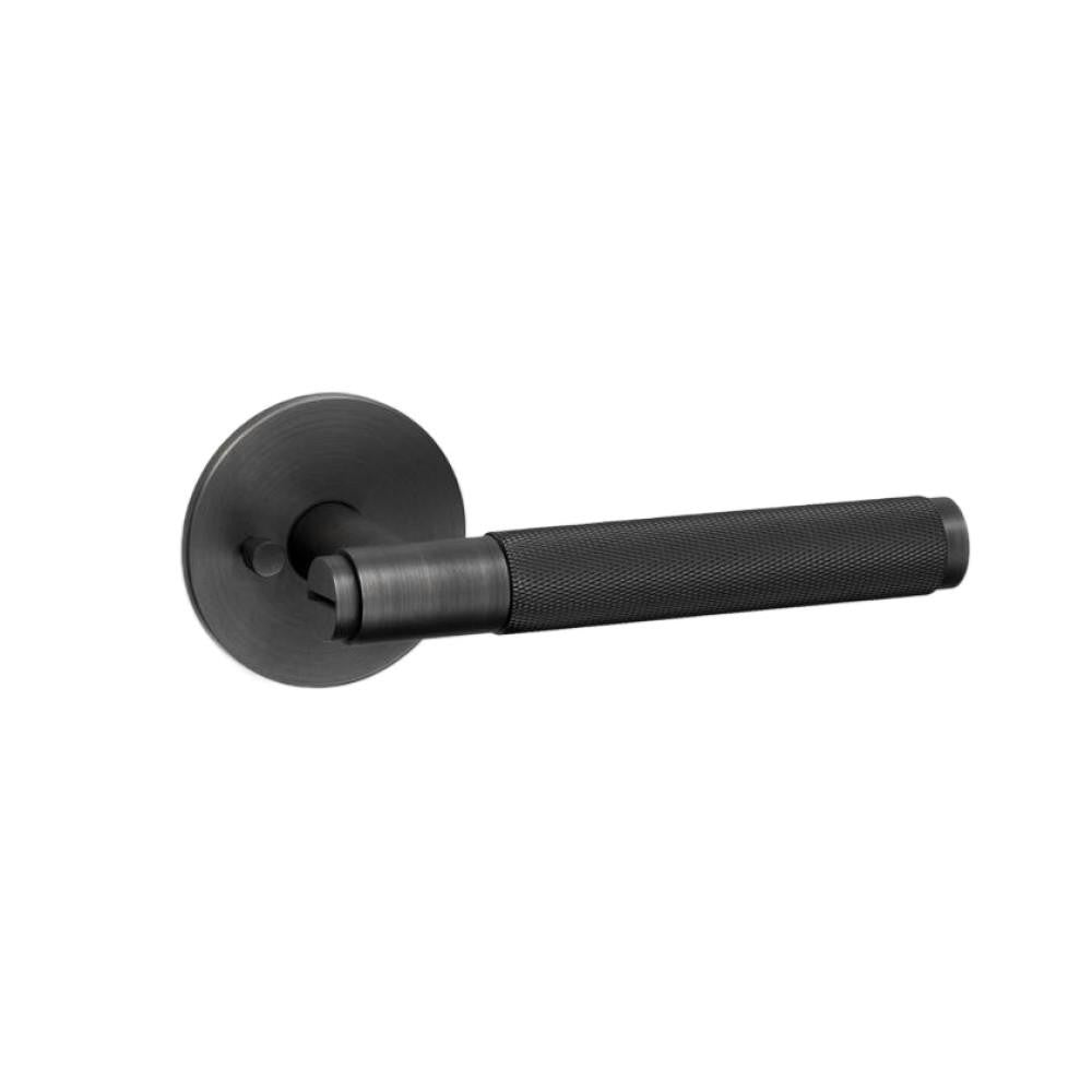 Buster + Punch Door Handles, Set of 2, Privacy Smoked Bronze