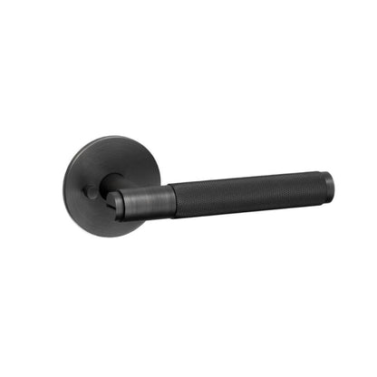 Buster + Punch Door Handles, Set of 2, Privacy Smoked Bronze