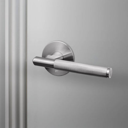 Buster + Punch Door Handle, Privacy, Linear, Steel