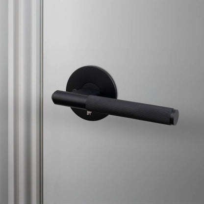 Buster + Punch Door Handle, Privacy, Linear, Welders Black