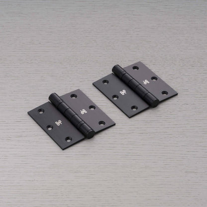Buster + Punch Door Hinge, 3.5 X 3.5 Inch, Welders Black