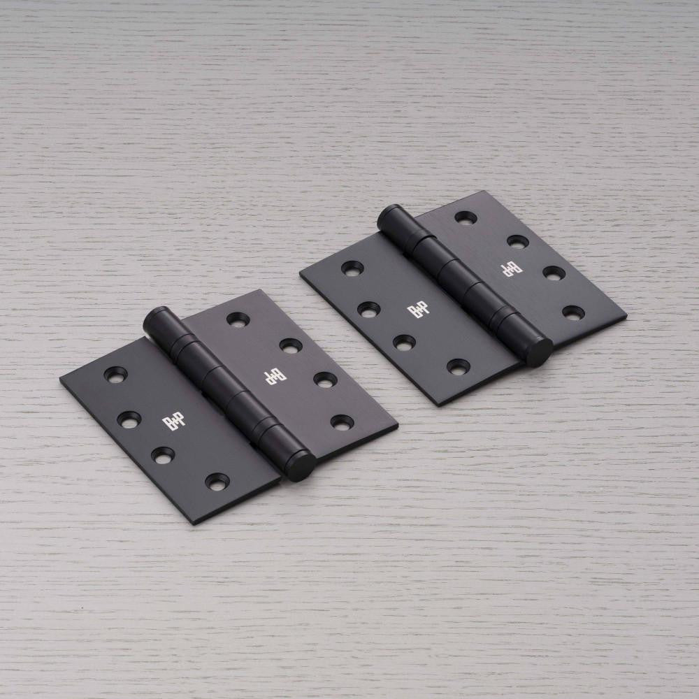 Buster + Punch Door Hinge, 4 X 4 Inch, Welders Black