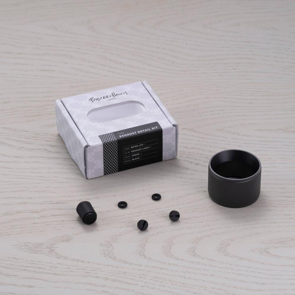 Buster + Punch Exhaust Cross Detail Kit, Black