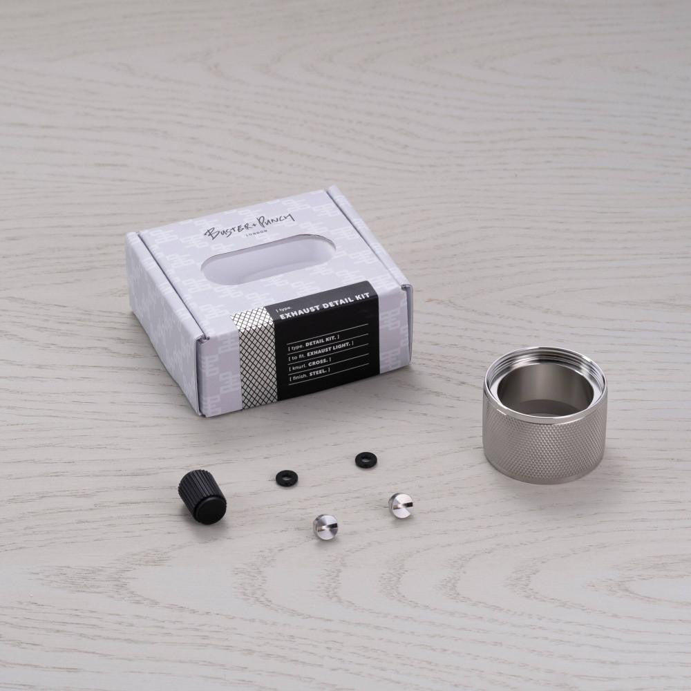 Buster + Punch Exhaust, Cross Detail Kit, Steel