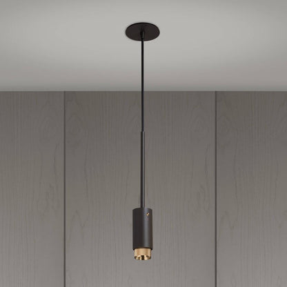 Buster + Punch Exhaust Pendant, Cross, Graphite, Brass