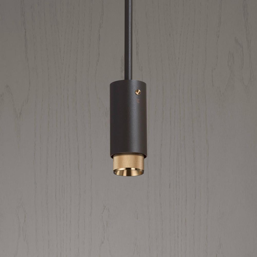 Buster + Punch Exhaust Pendant, Cross, Graphite, Brass