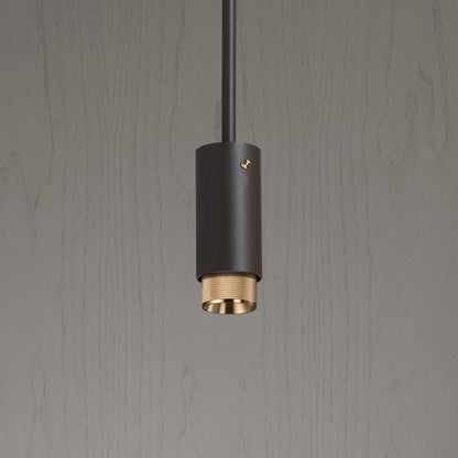 Buster + Punch Exhaust Pendant, Cross, Graphite, Brass