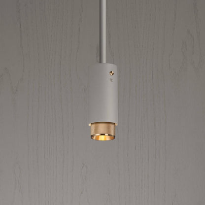 Buster + Punch Exhaust Pendant, Cross, Stone, Brass
