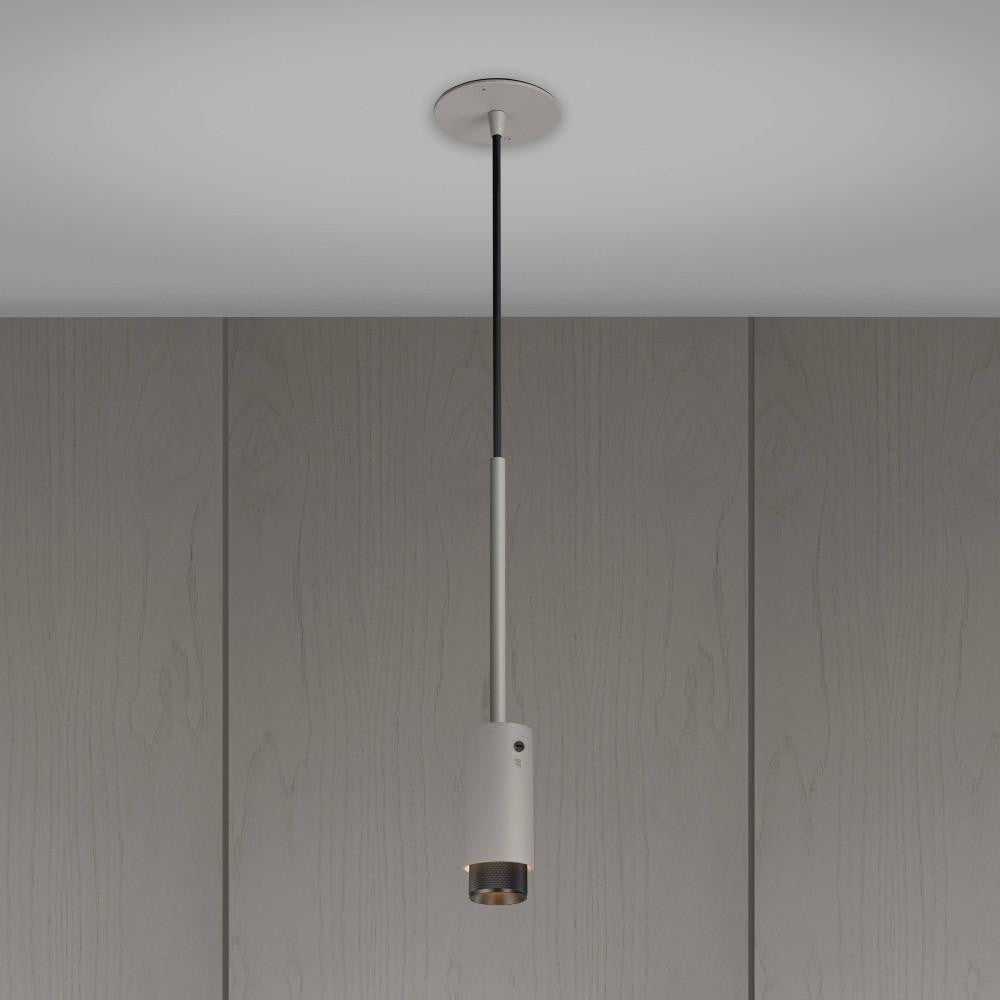 Buster + Punch Exhaust Pendant, Cross, Stone, Smoked Bronze