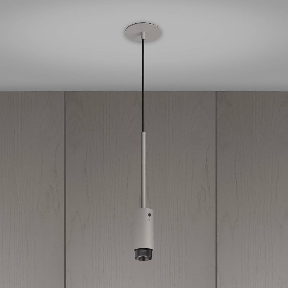 Buster + Punch Exhaust Pendant, Cross, Stone, Smoked Bronze