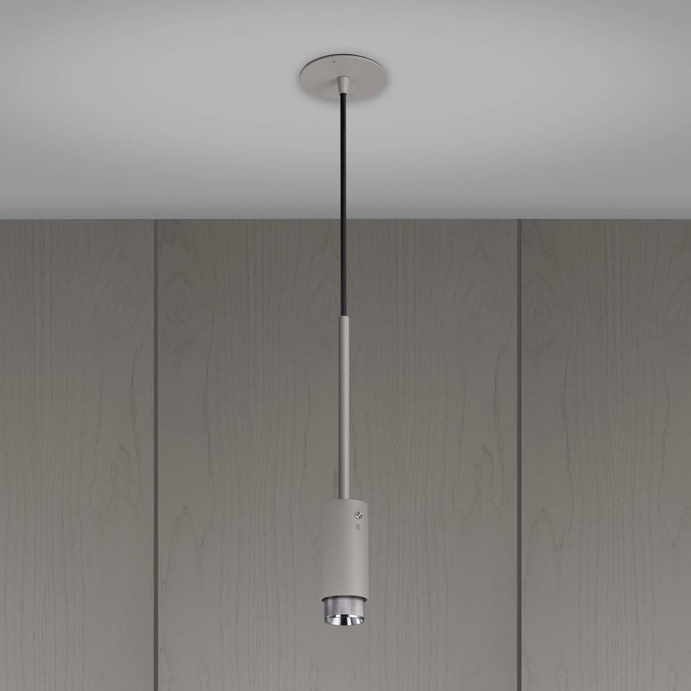 Buster + Punch Exhaust Pendant, Cross, Stone, Steel