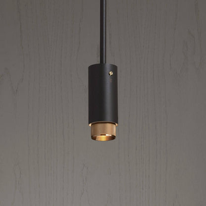 Buster + Punch Exhaust Pendant, Linear , Graphite, Brass