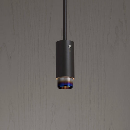 Buster + Punch Exhaust Pendant, Linear , Graphite, Burnt Steel
