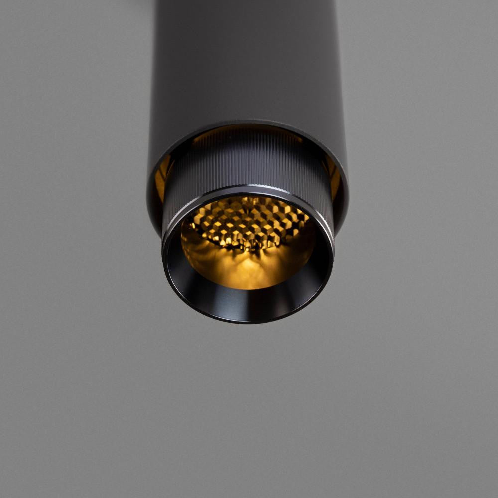 Buster + Punch Exhaust Pendant, Linear , Graphite, Gun Metal