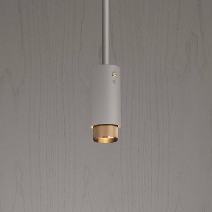 Buster + Punch Exhaust Pendant, Linear , Stone, Brass
