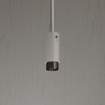 Buster + Punch Exhaust Pendant, Linear, Stone, Gun Metal