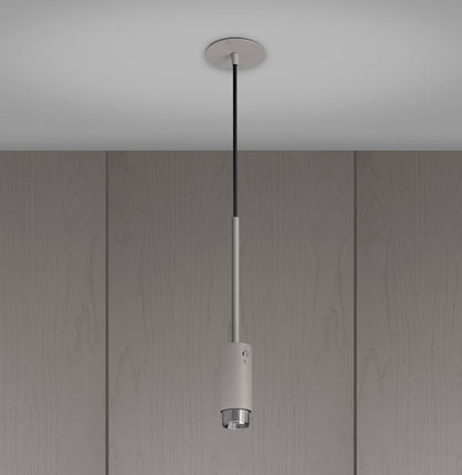 Buster + Punch Exhaust Pendant, Linear , Stone, Steel
