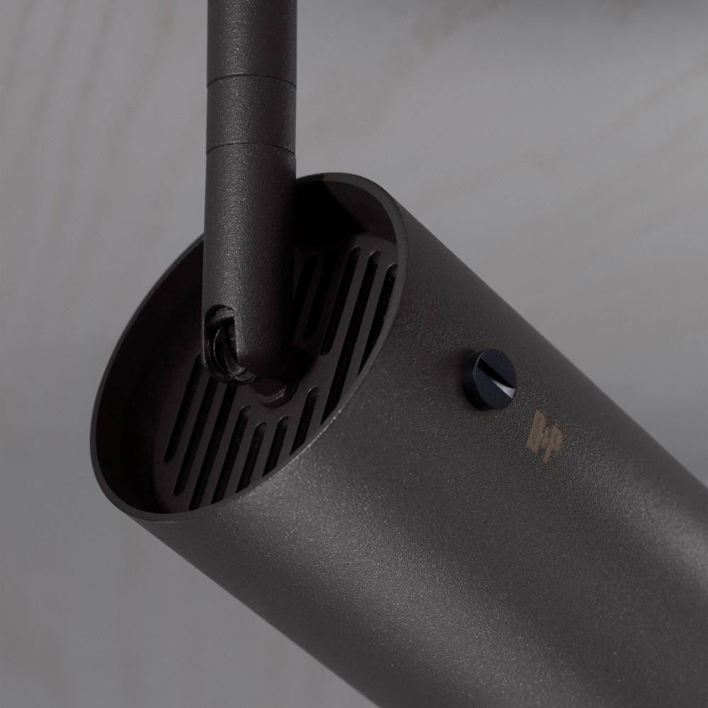 Buster + Punch Exhaust Spot Light, Cross, Graphite, Black