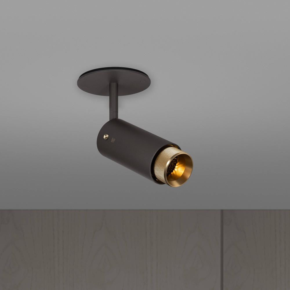 Buster + Punch Exhaust Spot Light, Cross, Graphite, Brass