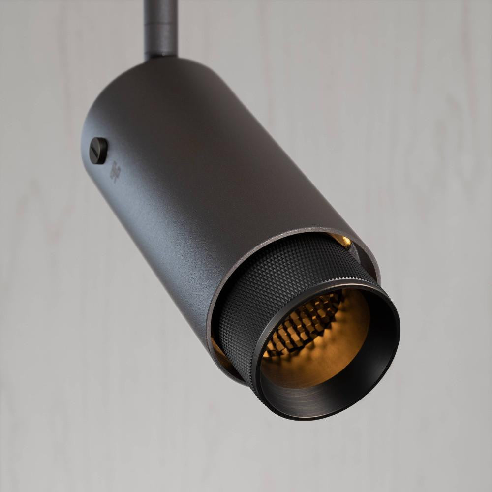 Buster + Punch Exhaust Spot Light, Cross, Graphite, Smoked Bronze