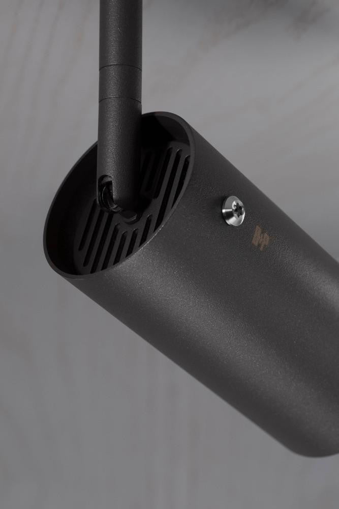 Buster + Punch Exhaust Spot Light, Linear, Graphite, Burnt Steel
