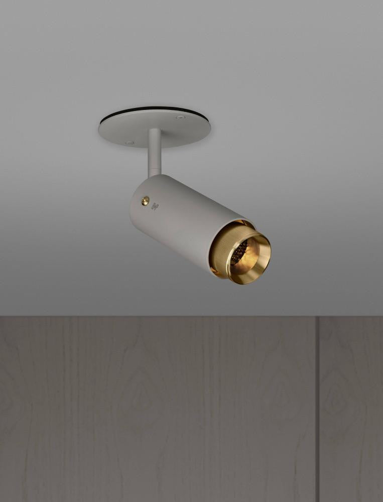 Buster + Punch Exhaust Spot Light, Linear, Stone, Brass