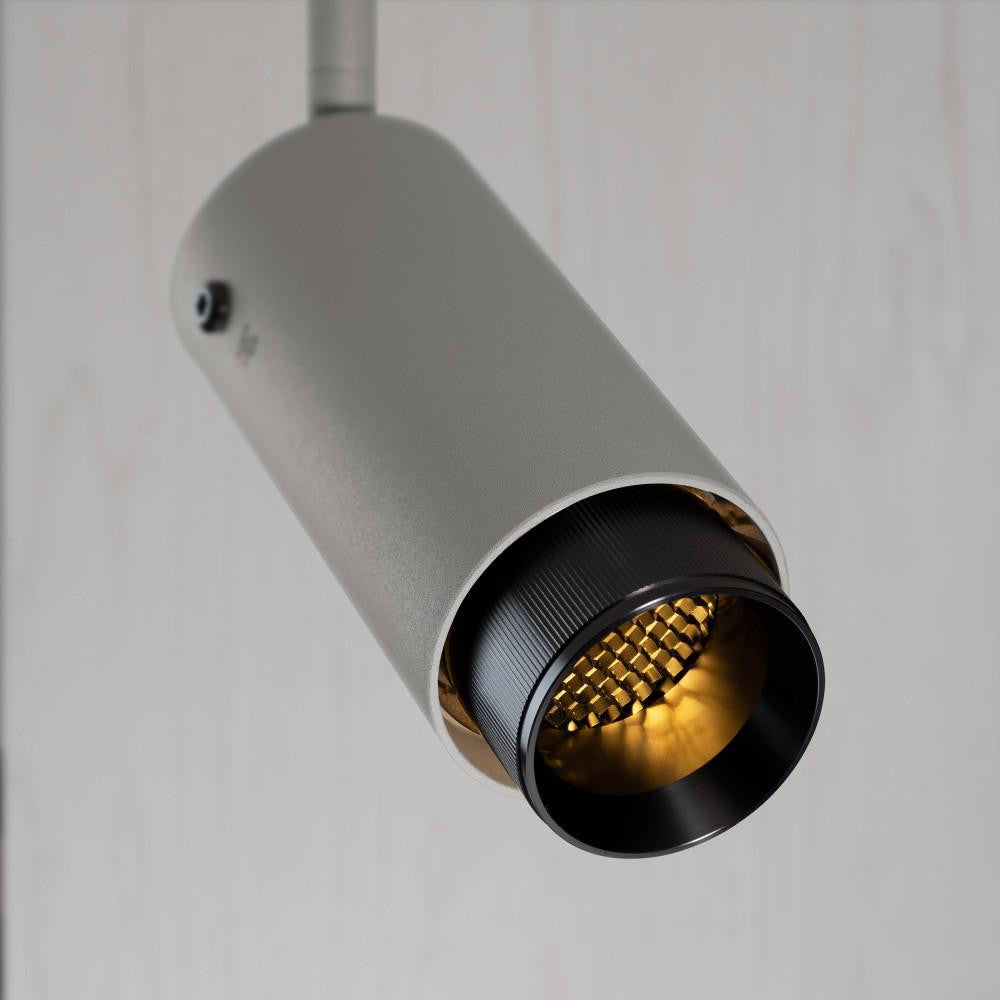 Buster + Punch Exhaust Spot Light, Linear, Stone, Gun Metal