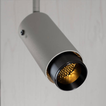 Buster + Punch Exhaust Spot Light, Linear, Stone, Gun Metal