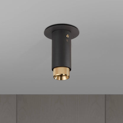 Buster + Punch Exhaust Surface Spot Light, Cross, Graphite, Brass