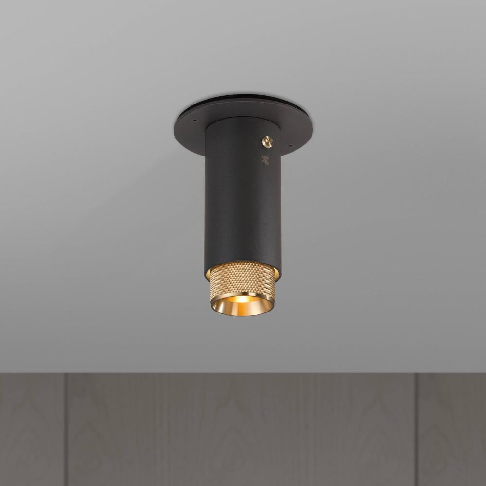 Buster + Punch Exhaust Surface Spot Light, Cross, Graphite, Brass
