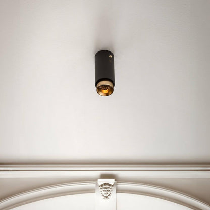 Buster + Punch Exhaust Surface Spot Light, Cross, Graphite, Brass