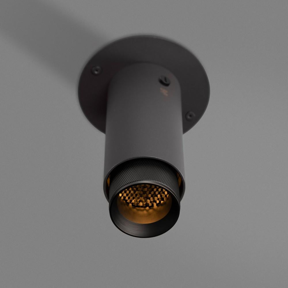 Buster + Punch Exhaust Surface Spot Light, Cross, Graphite, Smoked Bronze