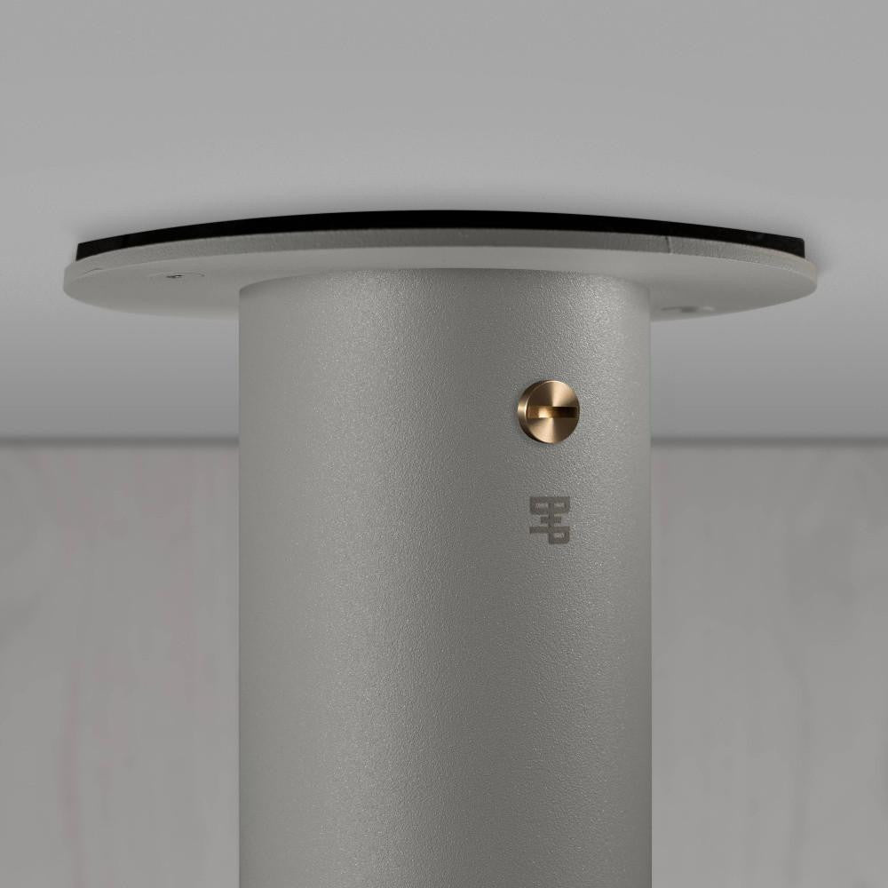 Buster + Punch Exhaust Surface Spot Light, Cross, Stone, Brass