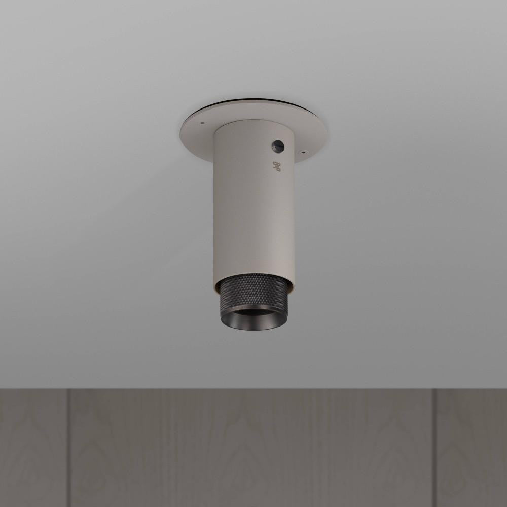 Buster + Punch Exhaust Surface Spot Light, Cross, Stone, Smoked Bronze