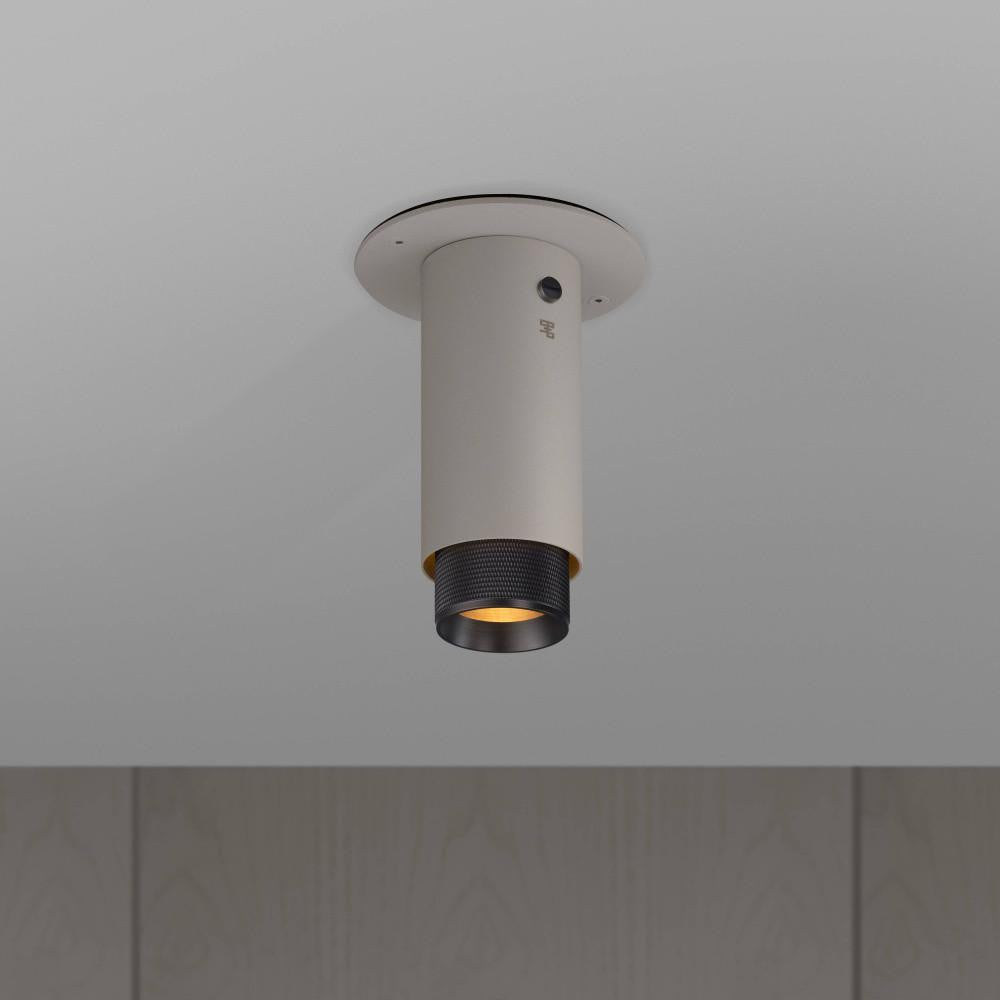 Buster + Punch Exhaust Surface Spot Light, Cross, Stone, Smoked Bronze