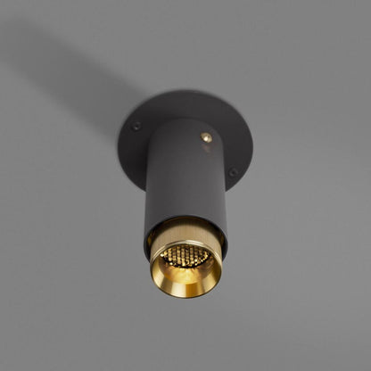 Buster + Punch Exhaust Surface Spot Light, Graphite, Brass