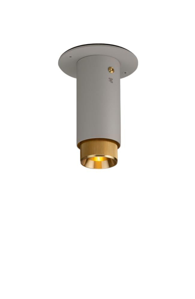 Buster + Punch Exhaust Surface Spot Light Stone, Brass