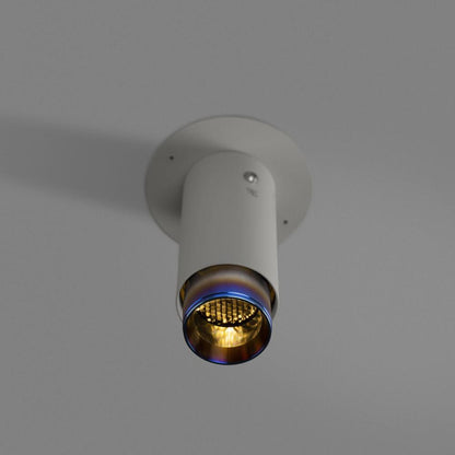 Buster + Punch Exhaust Surface Spot Light, Stone, Burnt Steel