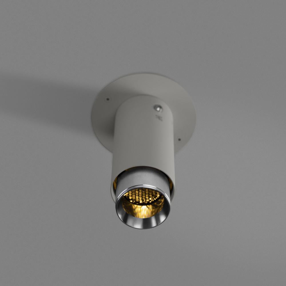 Buster + Punch Exhaust Surface Spot Light, Stone, Steel