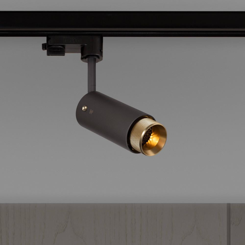 Buster + Punch Exhaust Track Light, Cross, Graphite, Brass