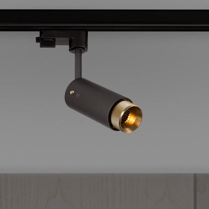 Buster + Punch Exhaust Track Light, Cross, Graphite, Brass