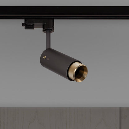 Buster + Punch Exhaust Track Light, Cross, Graphite, Brass
