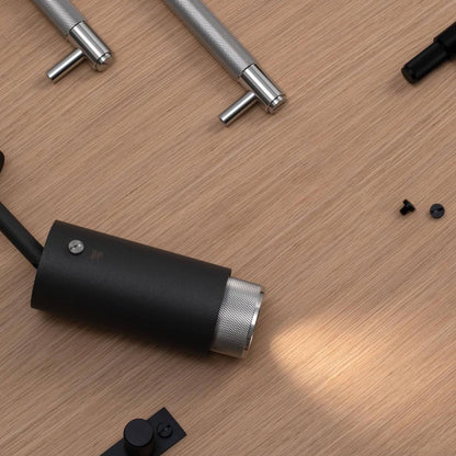 Buster + Punch Exhaust Track Light, Cross, Graphite, Steel