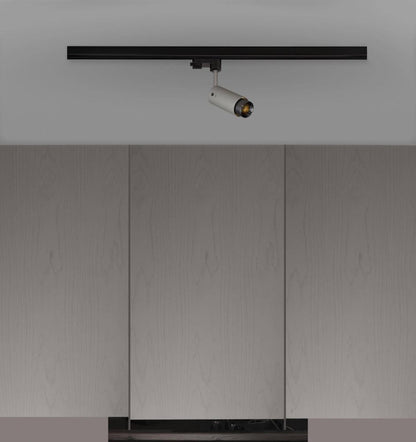 Buster + Punch Exhaust Track Light, Linear, Stone, Gun Metal