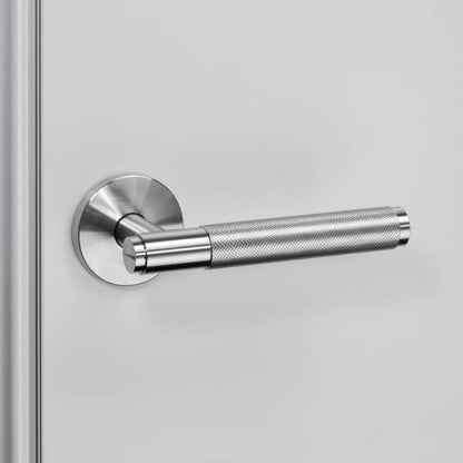 Buster + Punch Fixed Door Handle, Single-Sided, Cross, Steel