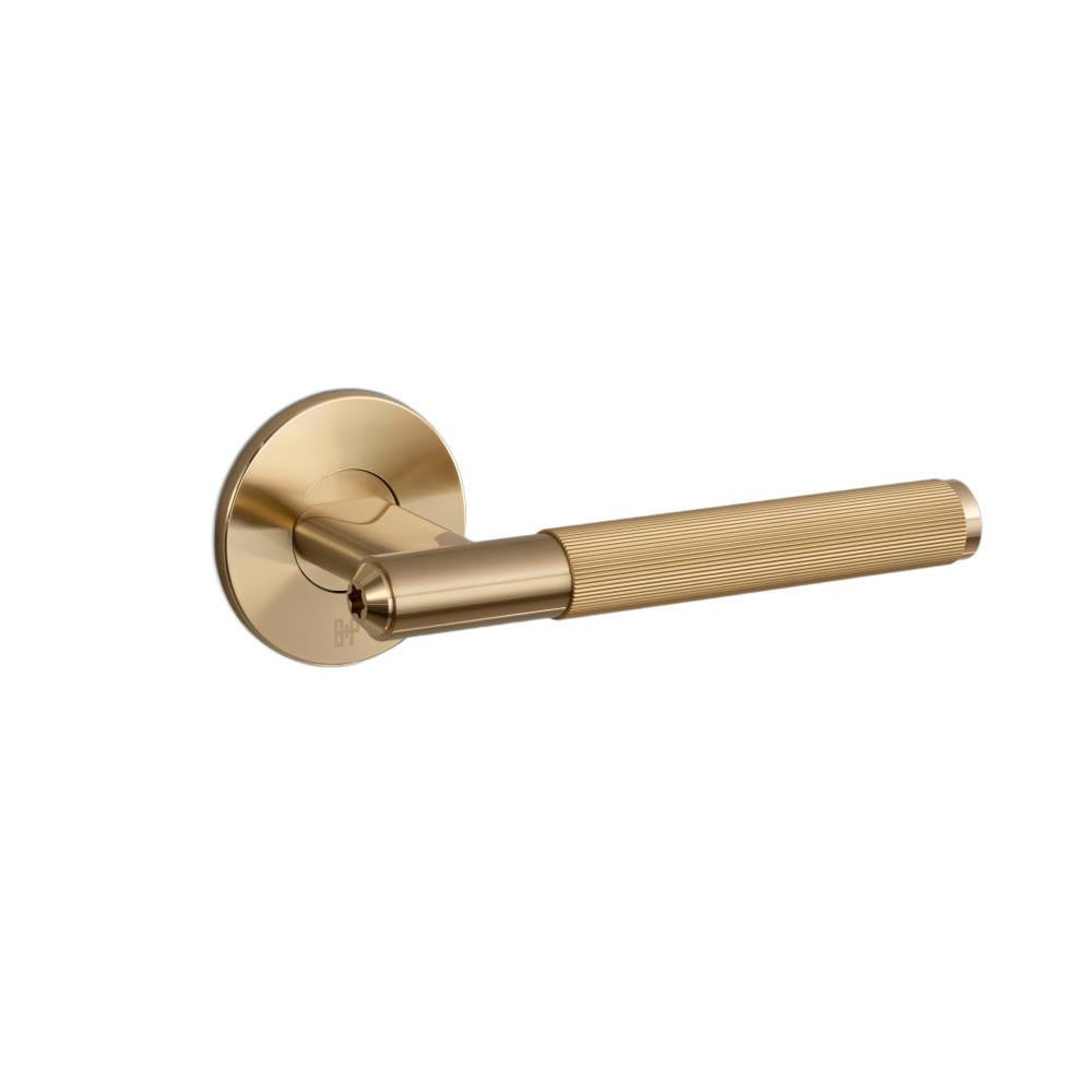 Buster + Punch Fixed Door Handle Brass