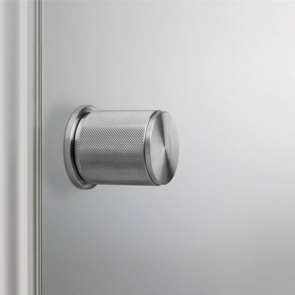 Buster + Punch Fixed Door Knob, Double-Sided, Cross, Steel