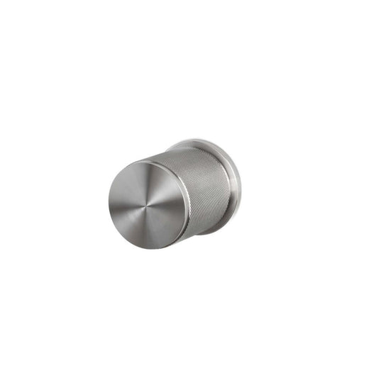 Buster + Punch Fixed Door Knob, Double-Sided, Cross Steel